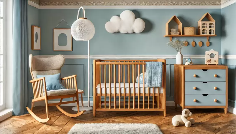 Imagem Quarto de Bebê Masculino Azul: Como Fazer a Decoração 