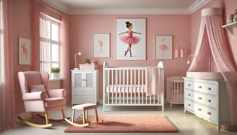 Imagem Quarto de Bebê Bailarina: Como Montar Decoração Simples