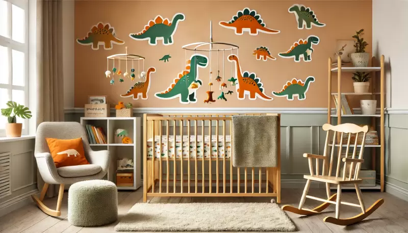 Imagem Quarto de Bebê Dinossauro: 15 Dicas de Como Decorar