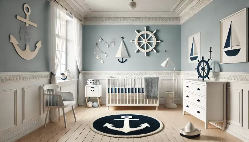 Imagem Quarto de Bebê Marinheiro: Decoração Ursinho