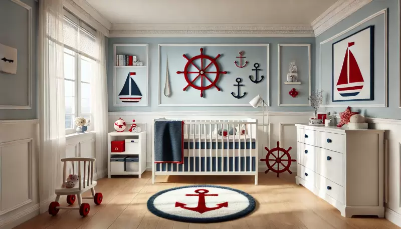 Imagem Quarto de Bebê Marinheiro: Decoração Ursinho