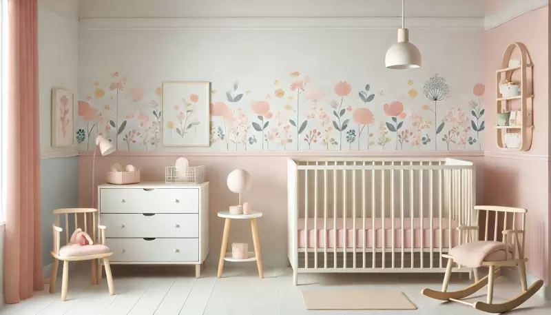 Imagem Quarto de Bebê Menina Simples e Bonito: Como Decorar