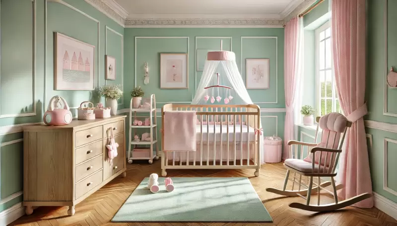 Imagem Quarto de Bebê Menina Simples e Bonito: Como Decorar