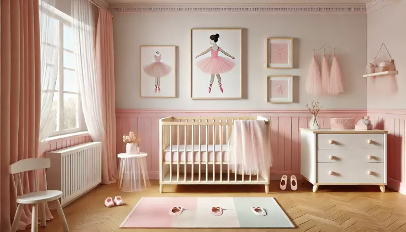Imagem Quarto de Bebê Bailarina: Como Montar Decoração Simples