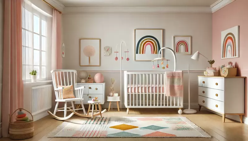 Imagem Quarto de Bebê Menina Minimalista: O que é Como Montar