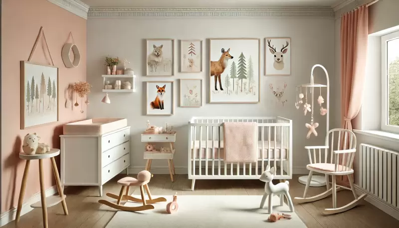 Imagem Quarto de Bebê Menina Minimalista: O que é Como Montar