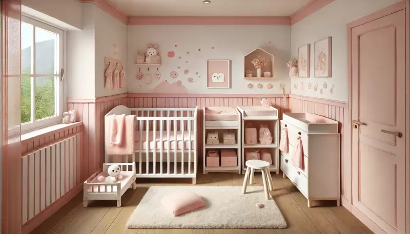 Imagem Quarto de Bebê Menina Pequeno: Dicas de Como Montar