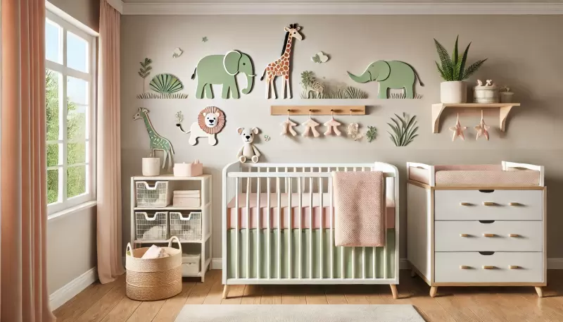 Imagem 10 Ideias de Decoração para Quarto de Bebê Menina 