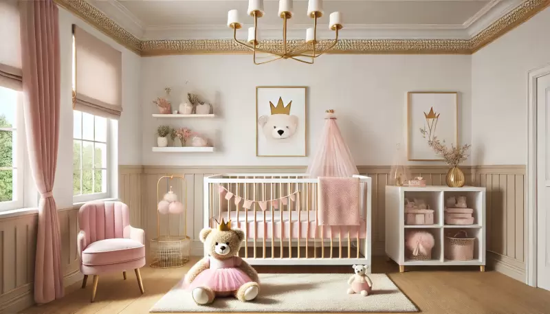 Imagem 10 Ideias de Decoração para Quarto de Bebê Menina 