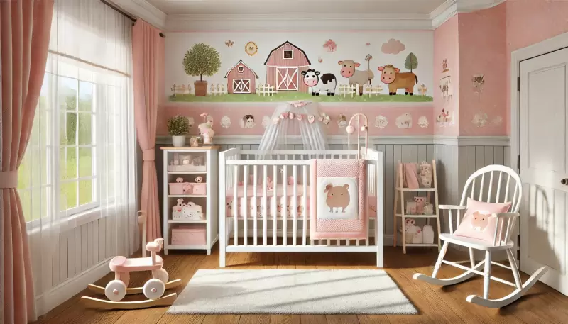 Imagem 10 Ideias de Decoração para Quarto de Bebê Menina 