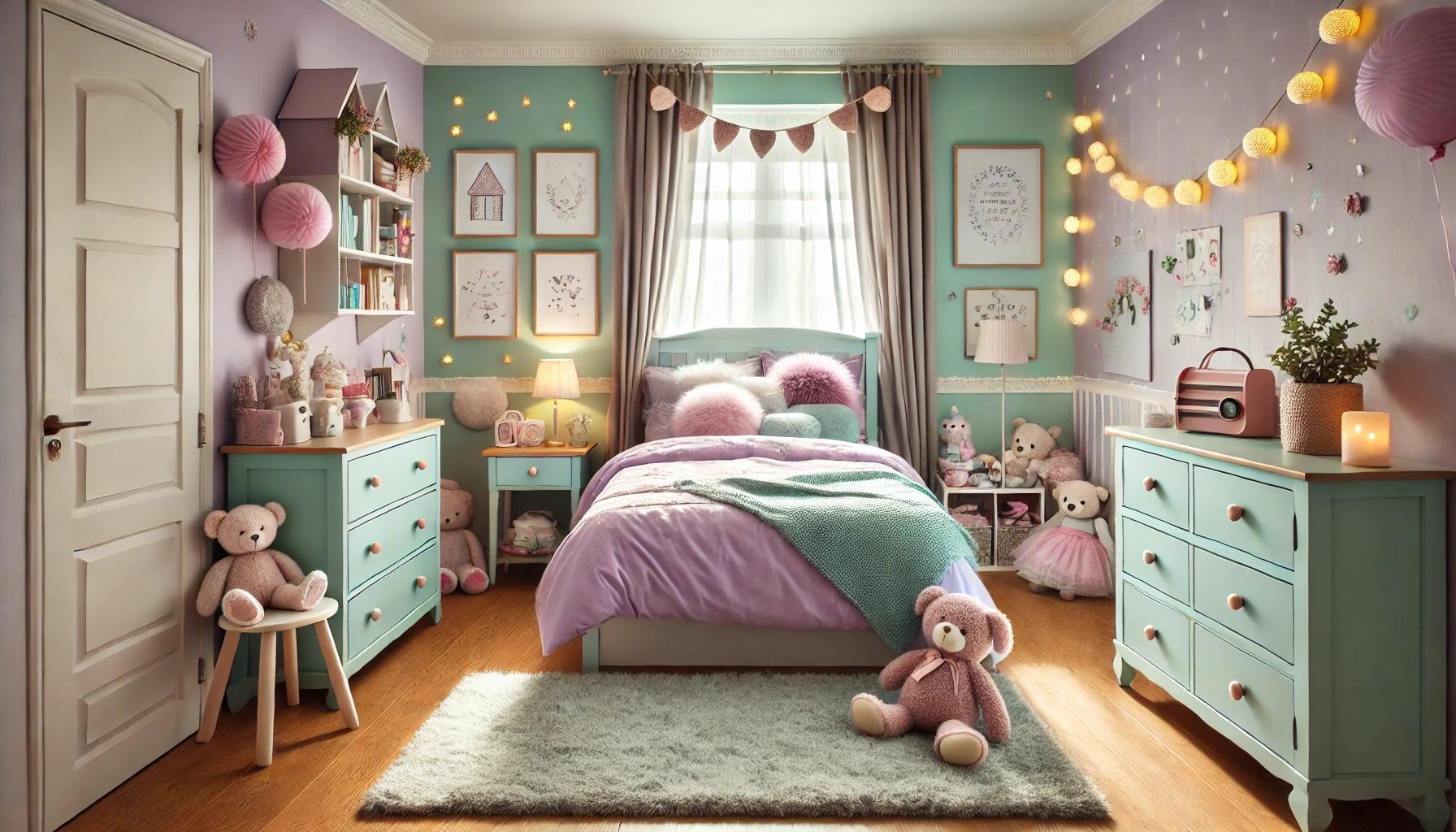 Imagem Como Montar um Quarto de Uma Menina? Planejar e Decorar